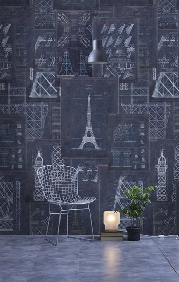 Mind The Gap Grand Eiffel Behang Wp20219 - LAB COLOUR THE WORLD