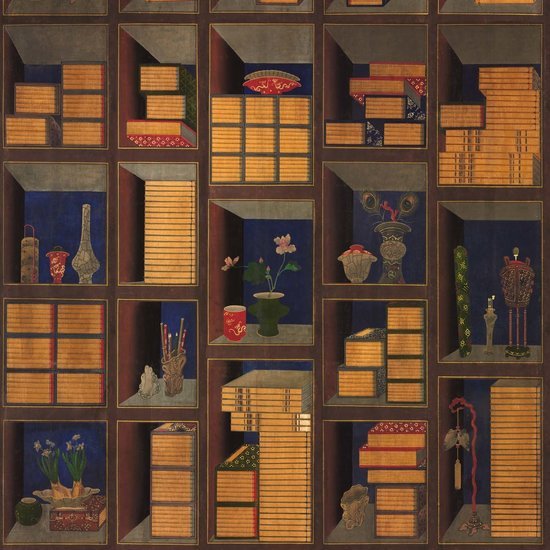 Mind The Gap Korean Library Behang WP20469 - LAB COLOUR THE WORLD