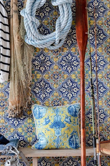 Mind The Gap Sardegna Tiles Behang WP20574 - LAB COLOUR THE WORLD