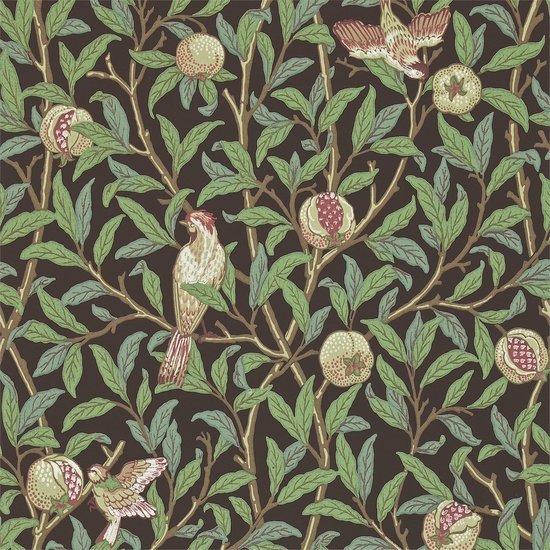 Morris & Co. Bird and Pomegranate Behang 212537 - LAB COLOUR THE WORLD