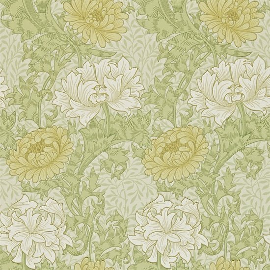 Morris & Co. Chrysanthemum Behang 212545 - LAB COLOUR THE WORLD