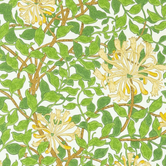 Morris & Co. Honeysuckle Behang 217095 - LAB COLOUR THE WORLD