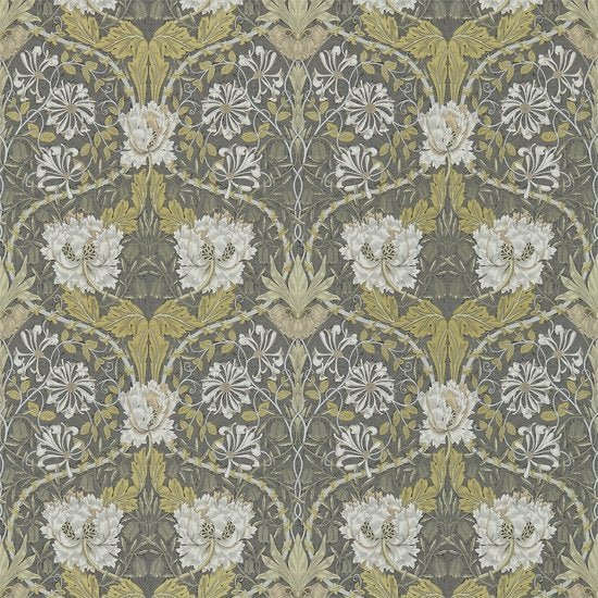 Morris & Co. Honeysuckle & Tulip Behang 216827 - LAB COLOUR THE WORLD