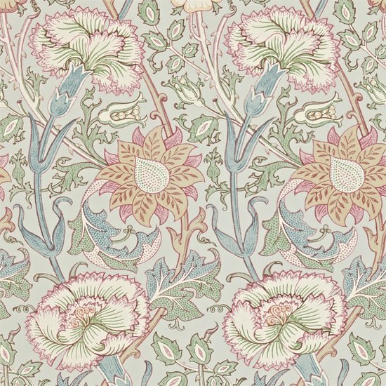 Morris & Co. Pink & Rose Behang 212568 - LAB COLOUR THE WORLD