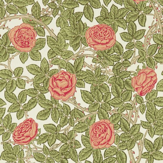 Morris & Co. Rambling Rose Behang 217207 - LAB COLOUR THE WORLD
