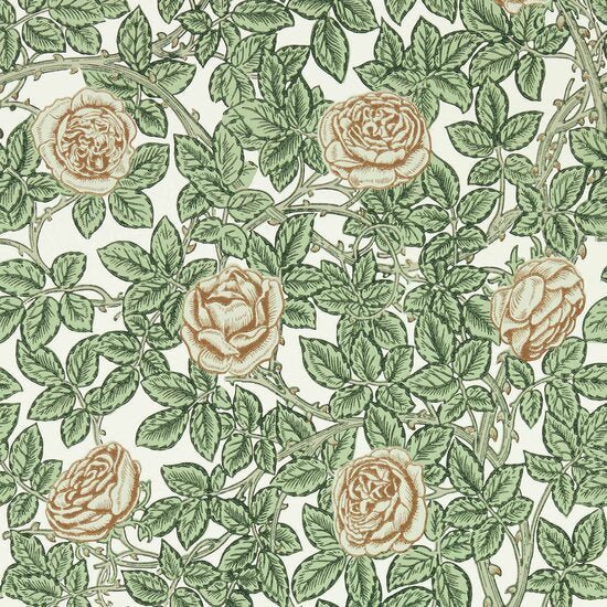 Morris & Co. Rambling Rose Behang 217208 - LAB COLOUR THE WORLD