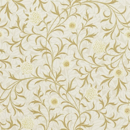 Morris & Co. Scroll Behang 210363 - LAB COLOUR THE WORLD
