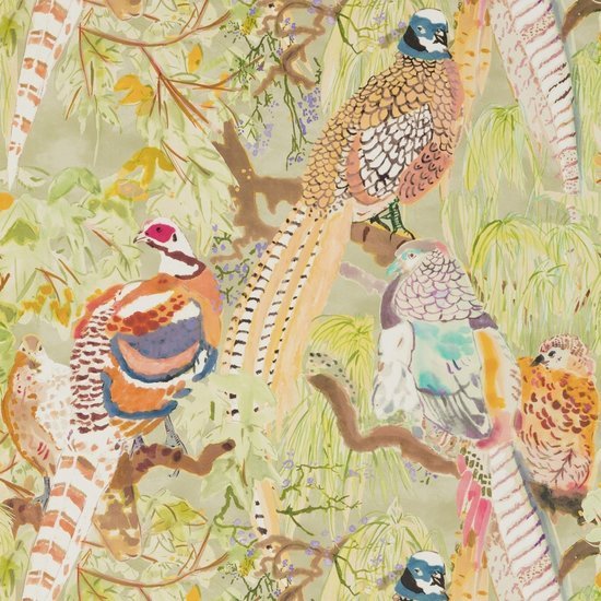 Mulberry Home Game Birds Behang FG085.Y101 - LAB COLOUR THE WORLD