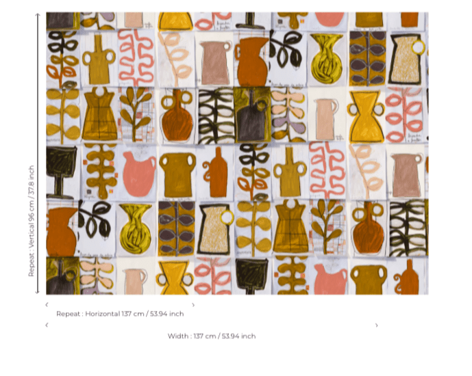 Pierre Frey Esquisses Behang FP78002 - LAB COLOUR THE WORLD