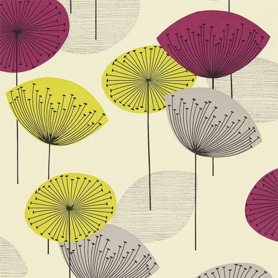 Sanderson Dandelion Clocks Behang 210499 - LAB COLOUR THE WORLD