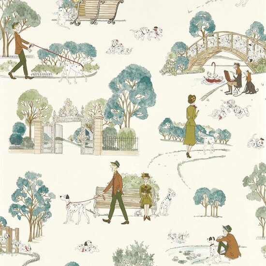 Sanderson Disney Home 101 Dalmatians Behang 217290 - LAB COLOUR THE WORLD