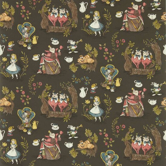 Sanderson Disney Home Alice In Wonderland Behang 217288 - LAB COLOUR THE WORLD