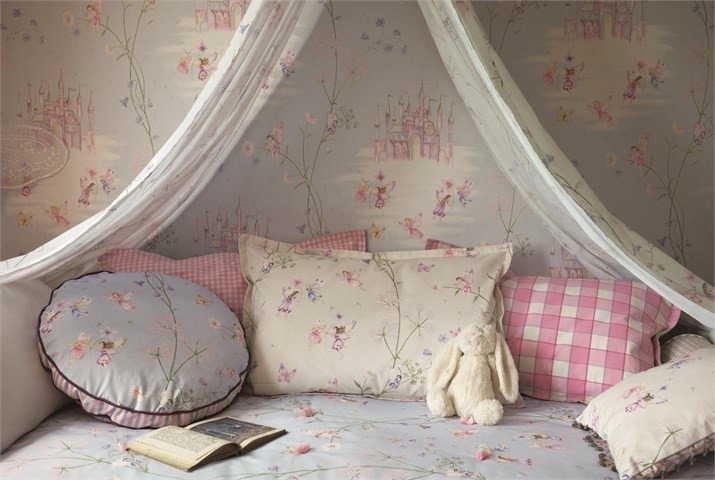 Sanderson Fairy Castle Behang DLIT214047 - LAB COLOUR THE WORLD