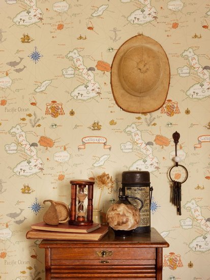 Sanderson Galapagos Behang 213364 - LAB COLOUR THE WORLD