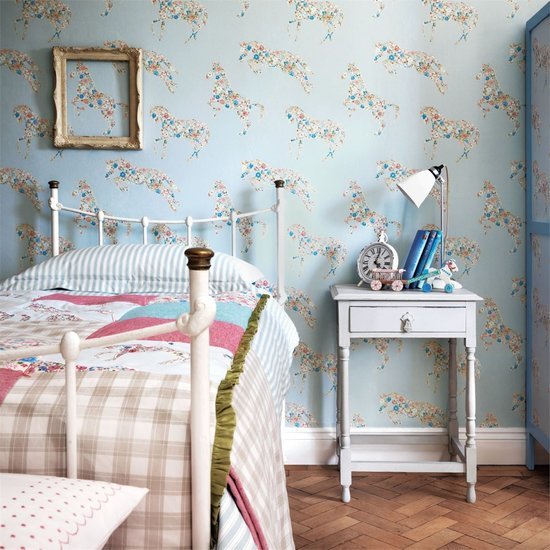 Sanderson Pretty Ponies Behang DLIT214035 - LAB COLOUR THE WORLD