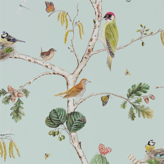 Sanderson Woodland Chorus Behang 215706 - LAB COLOUR THE WORLD