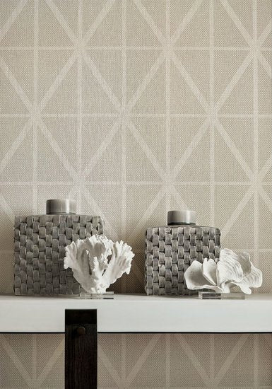 Thibaut Cafe Weave Trellis Behang T364 - LAB COLOUR THE WORLD