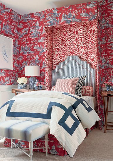 Thibaut Cheng Toile Behang T75468 - LAB COLOUR THE WORLD