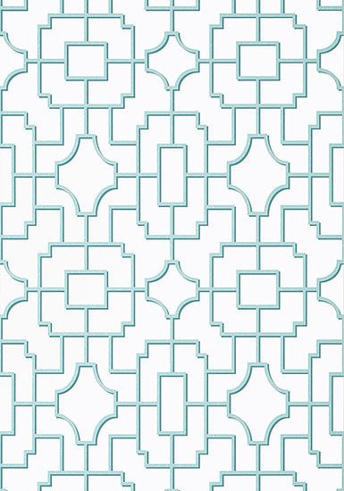 Thibaut Fretwork Behang T20867 - LAB COLOUR THE WORLD