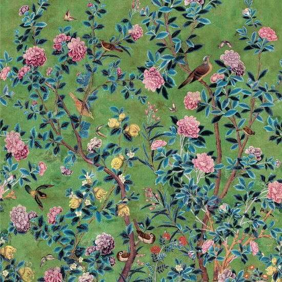Thibaut Jardin Bloom Mural Behang TM13669 - LAB COLOUR THE WORLD