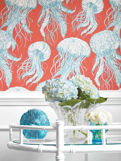 Thibaut Jellyfish Behang S13169 - LAB COLOUR THE WORLD