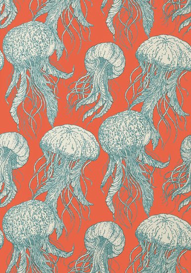 Thibaut Jellyfish Behang S13172 - LAB COLOUR THE WORLD