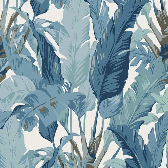 Thibaut Travelers Palm Behang T10128 - LAB COLOUR THE WORLD