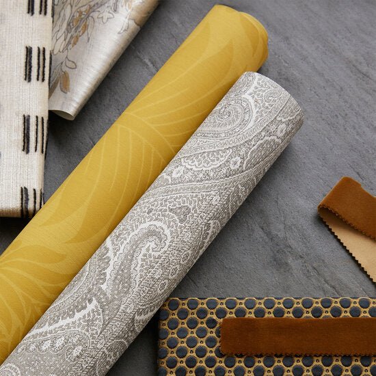 Zoffany Marsden's Palm Damask Behang 313022 - LAB COLOUR THE WORLD