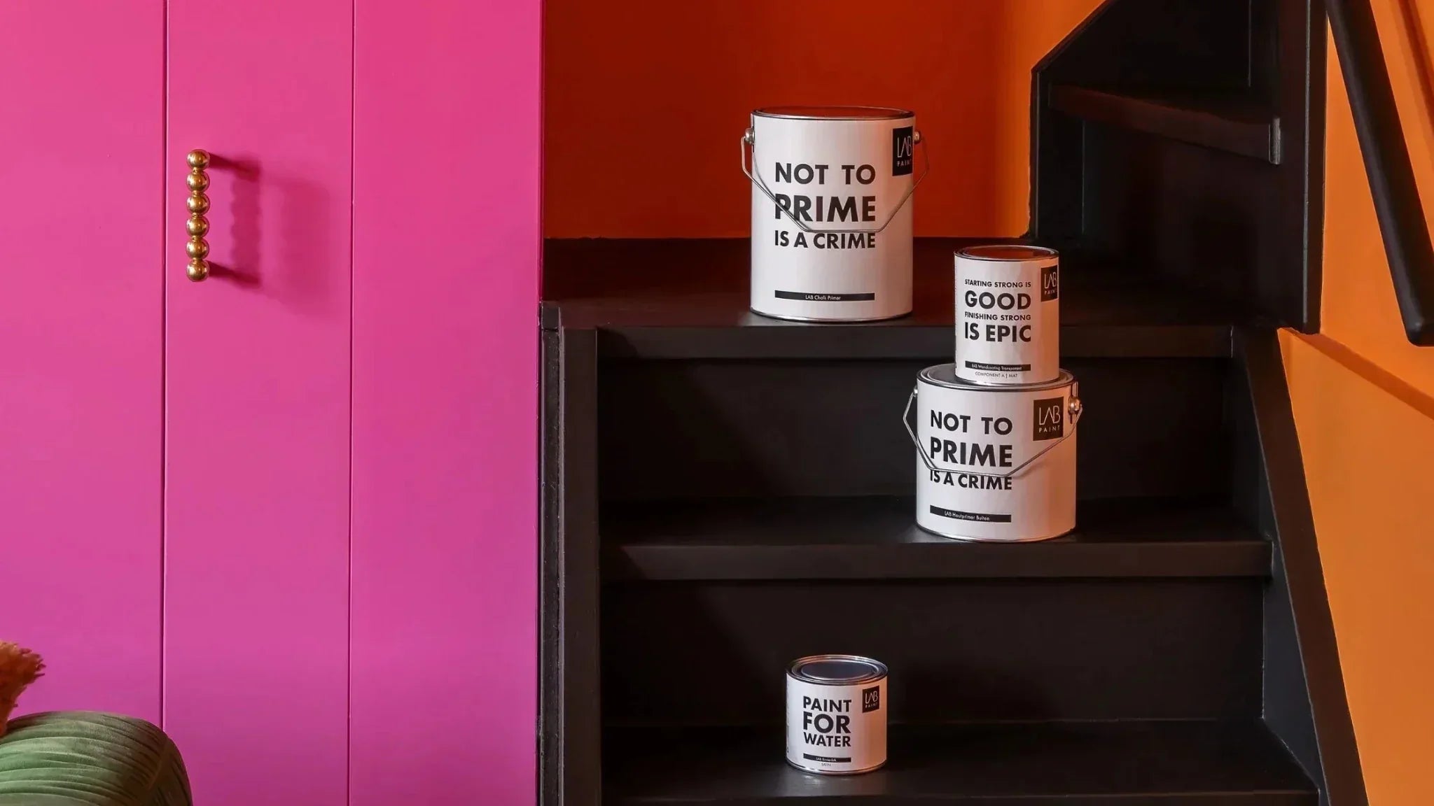 TRANSFORMEER DE TRAP MET LAB TRAPCOATING - LAB COLOUR THE WORLD
