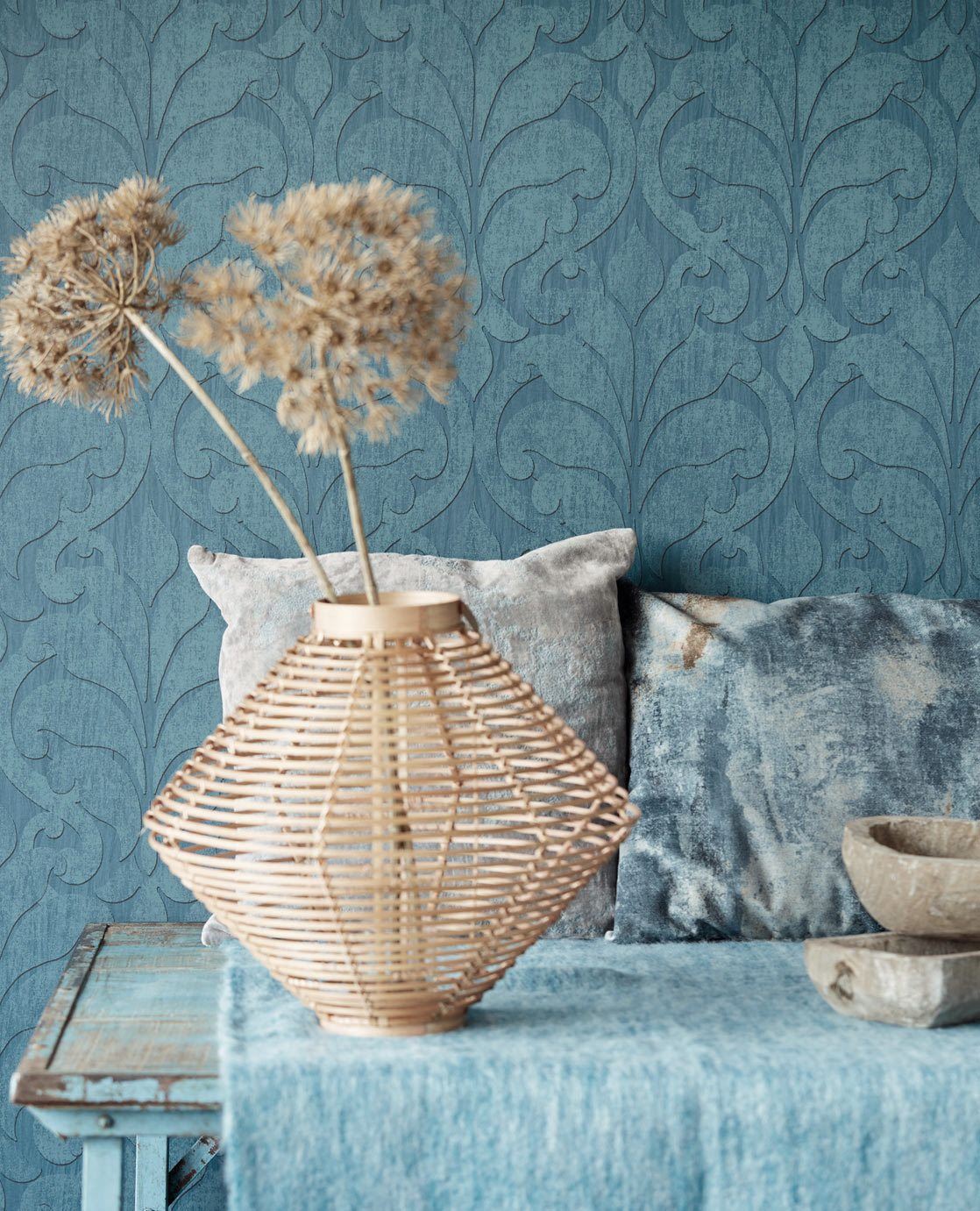 EIJFFINGER Siroc 376003 - Afbeelding 3 - Blauw, Klassiek, Ornamenten