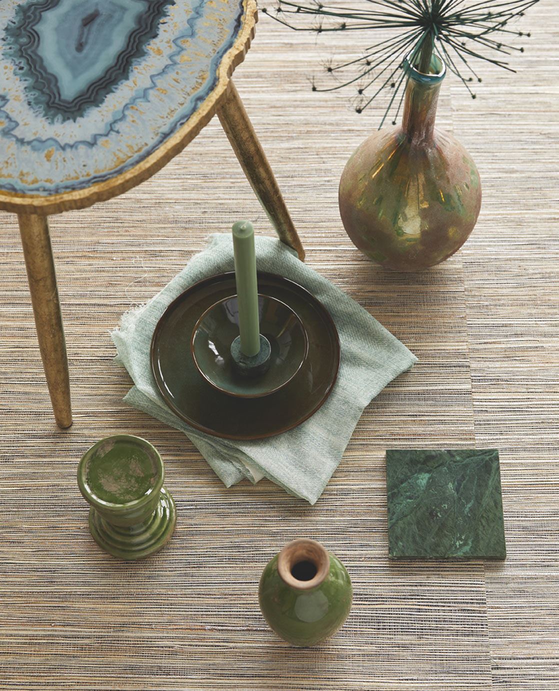 Eijffinger NATURAL WALLCOVERINGS II behang 389513 Naturel, Goud, Oranje - afbeelding 2