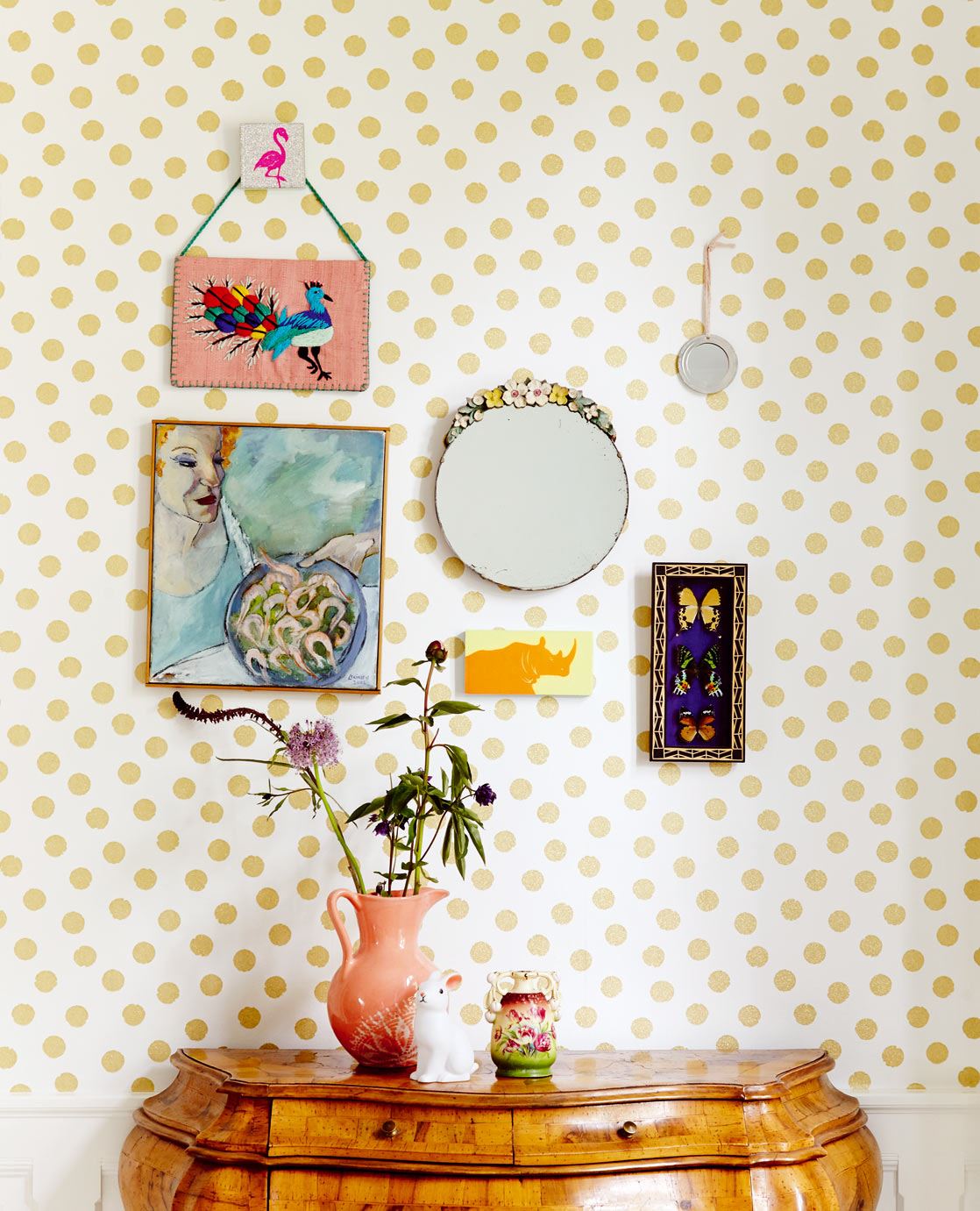 EIJFFINGER Rice II 383593 - Afbeelding 2 - Wit, Scandinavisch, Retro, Vintage, Rice