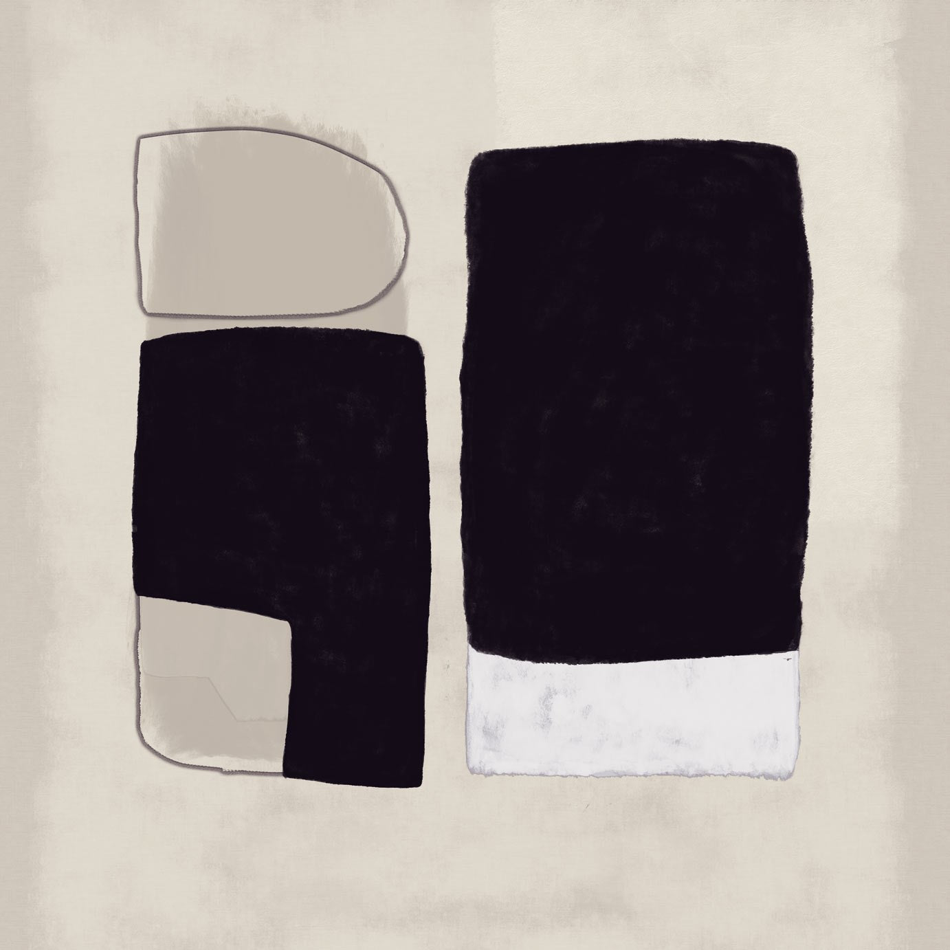 EIJFFINGER Bold 395893 - Afbeelding 1 - Zwart / Grijs, Retro, Vintage, Stoer, Industrieel