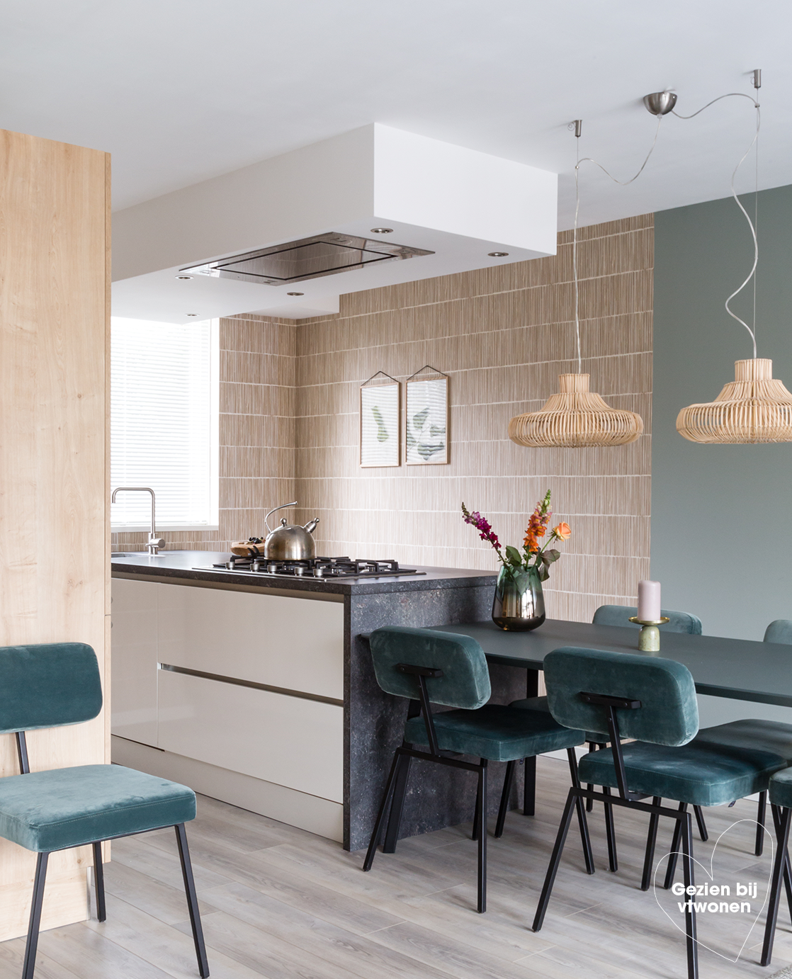 EIJFFINGER Terra 391513 - Afbeelding 6 - Naturel, Wit, Etnisch, Basic, Stoer, Industrieel, Strepen, Natuurlijk, Structuren