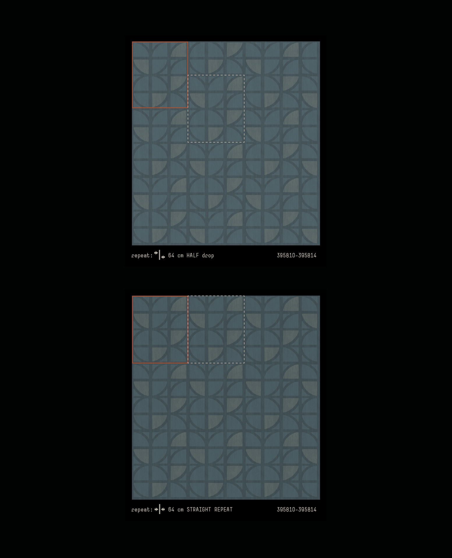 EIJFFINGER Bold 395813 - Afbeelding 4 - Blauw, Groen, Retro, Vintage, Stoer, Industrieel, Chic, Glamour, Geometrisch