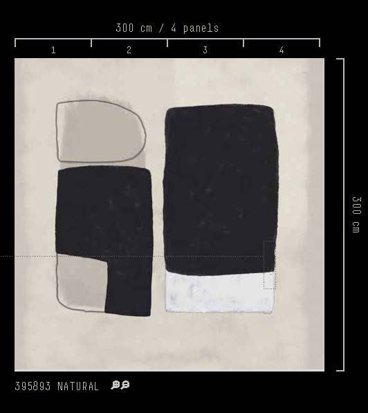 EIJFFINGER Bold 395893 - Afbeelding 3 - Zwart / Grijs, Retro, Vintage, Stoer, Industrieel