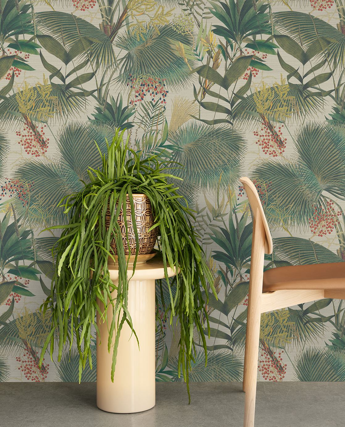 Eijffinger COZUMEL behang 50500 Groen, Goud, Naturel, Geel, Oranje - afbeelding 3