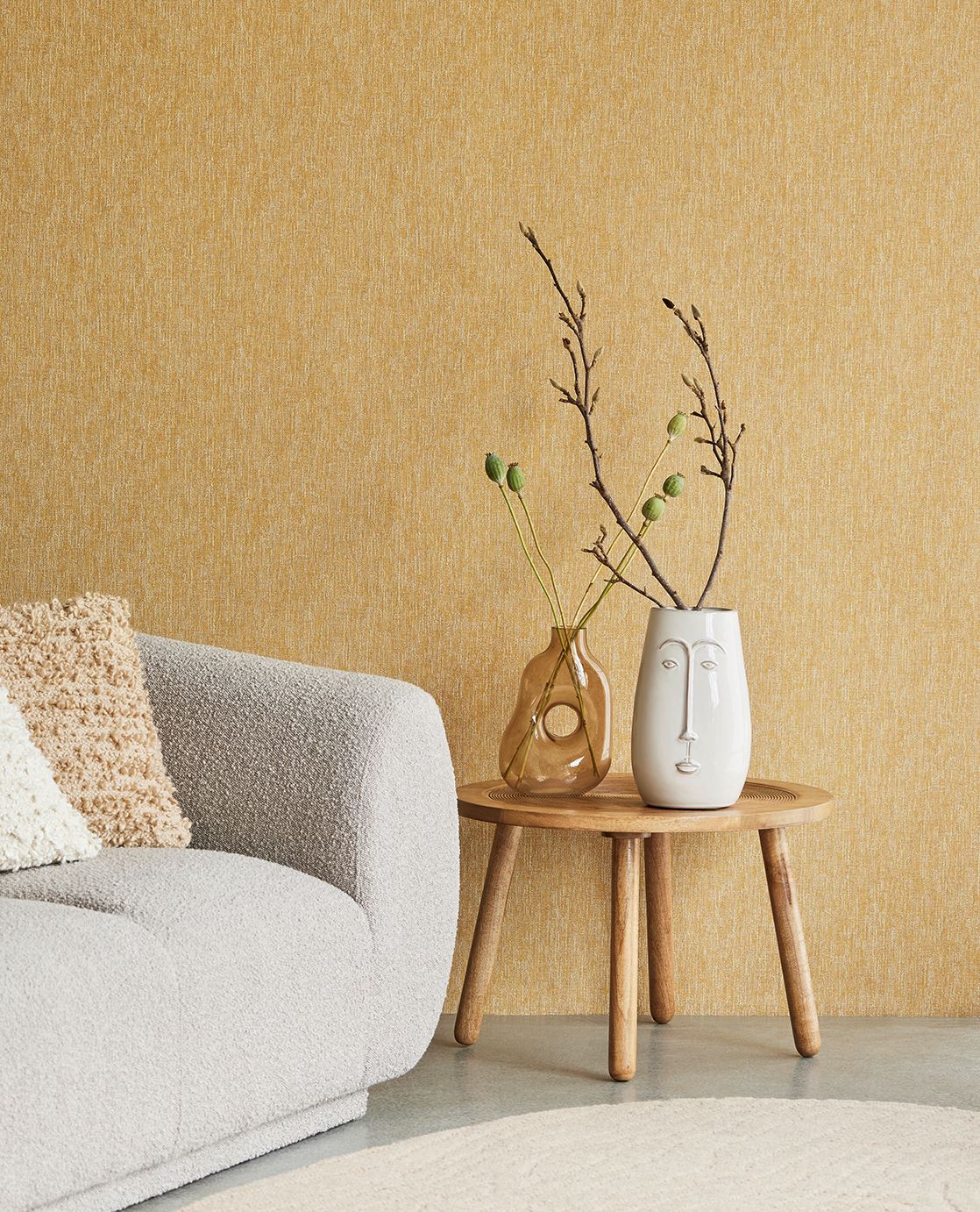 Eijffinger FESTIVAL behang 333532 Geel, Naturel, Goud, Oranje, Wit - afbeelding 2