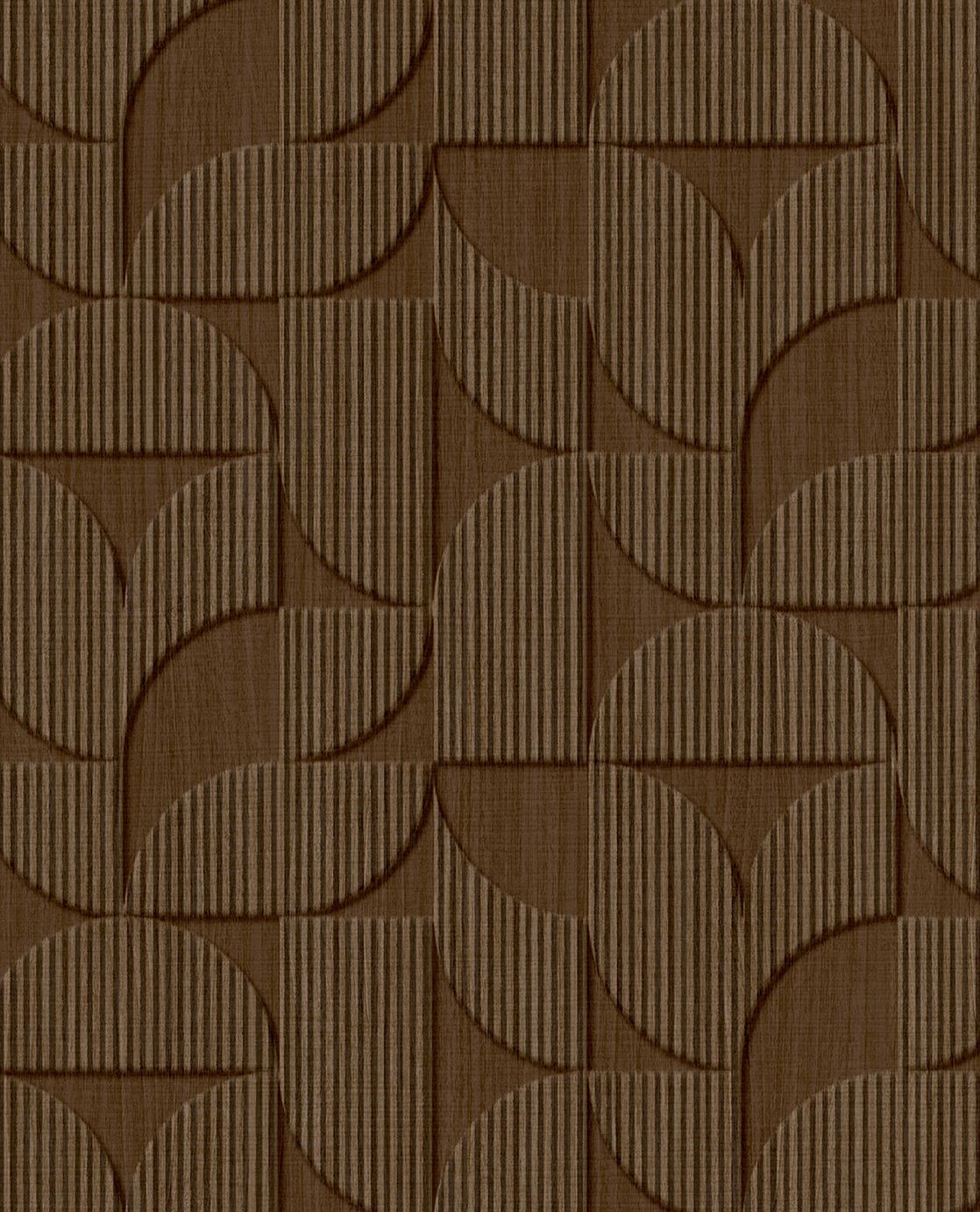 Eijffinger REVIVE behang 333603 Naturel, Zwart / Grijs, Oranje - afbeelding 4