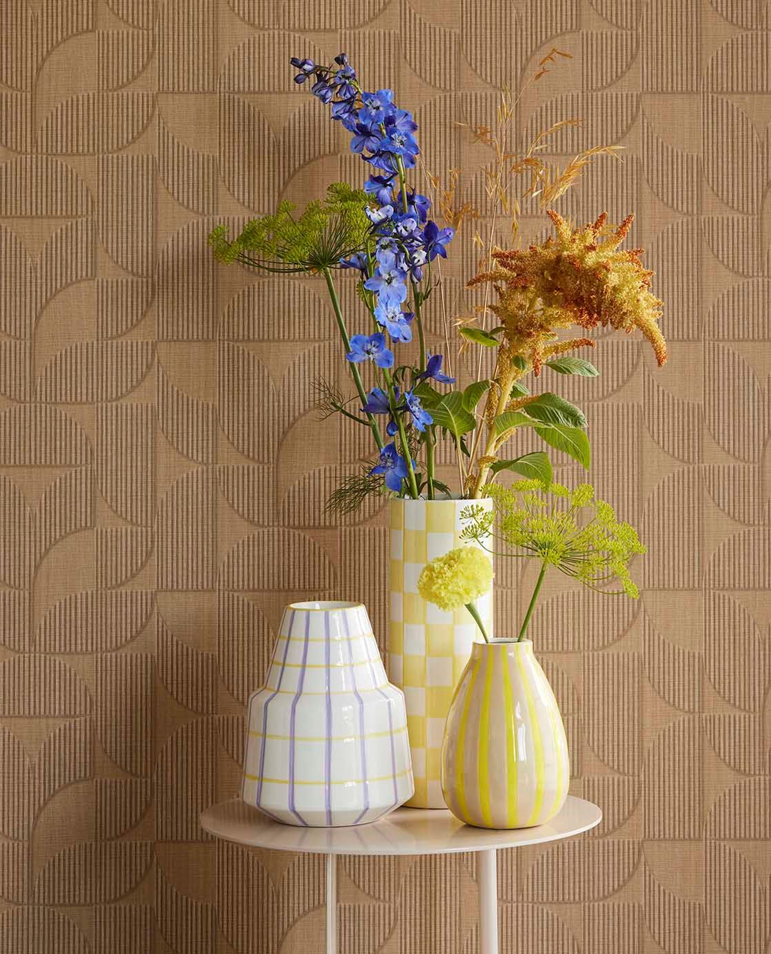 Eijffinger REVIVE behang 333601 Naturel, Goud, Oranje - afbeelding 2