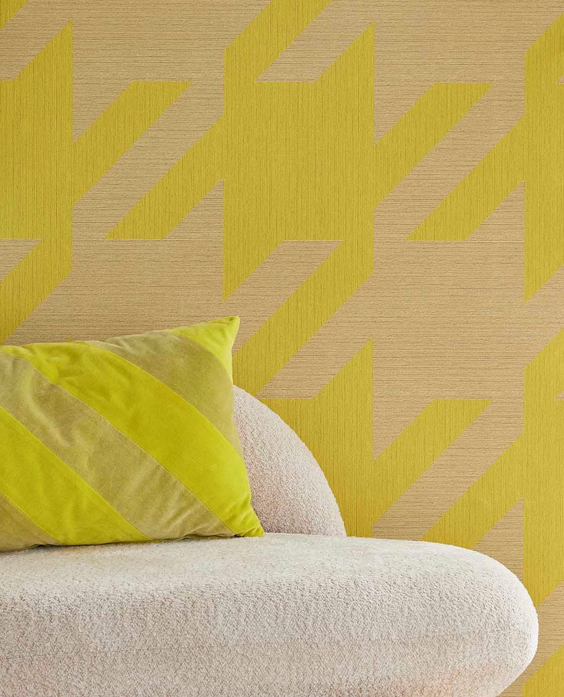 Eijffinger REVIVE behang 333674 Groen, Rood, Naturel, Geel, Wit, Paars - afbeelding 2