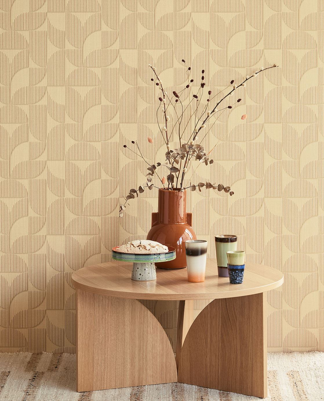 Eijffinger REVIVE behang 333600 Naturel, Geel, Oranje - afbeelding 2