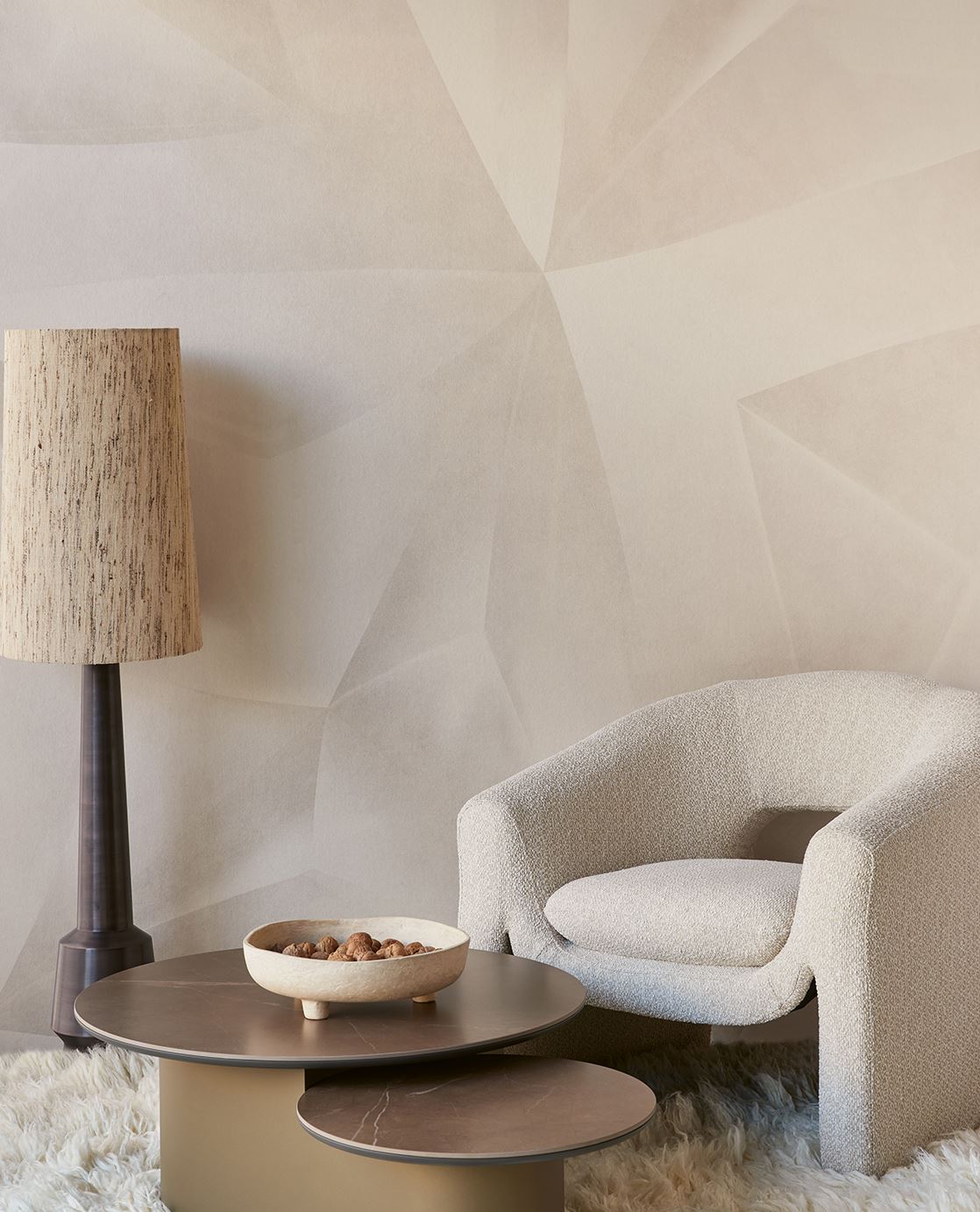 Eijffinger GILDED behang 340184 Naturel, Wit, Zwart / Grijs - afbeelding 2