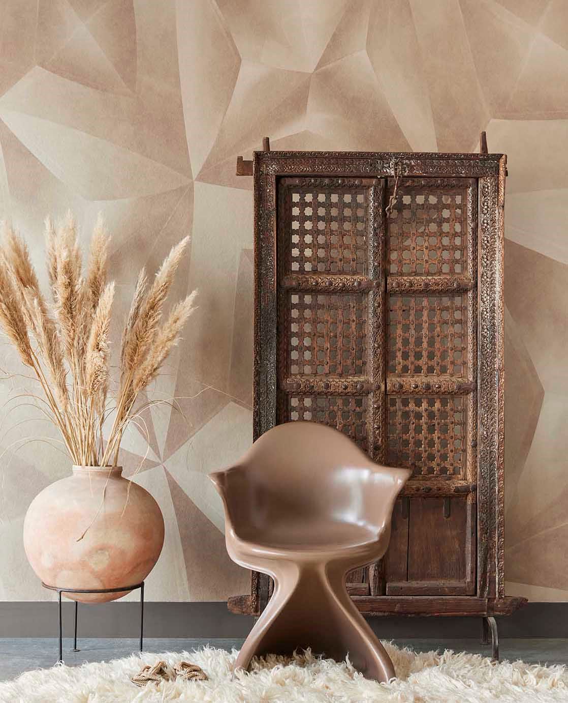 Eijffinger GILDED behang 340189 Naturel, Metallic, Goud, Oranje - afbeelding 2