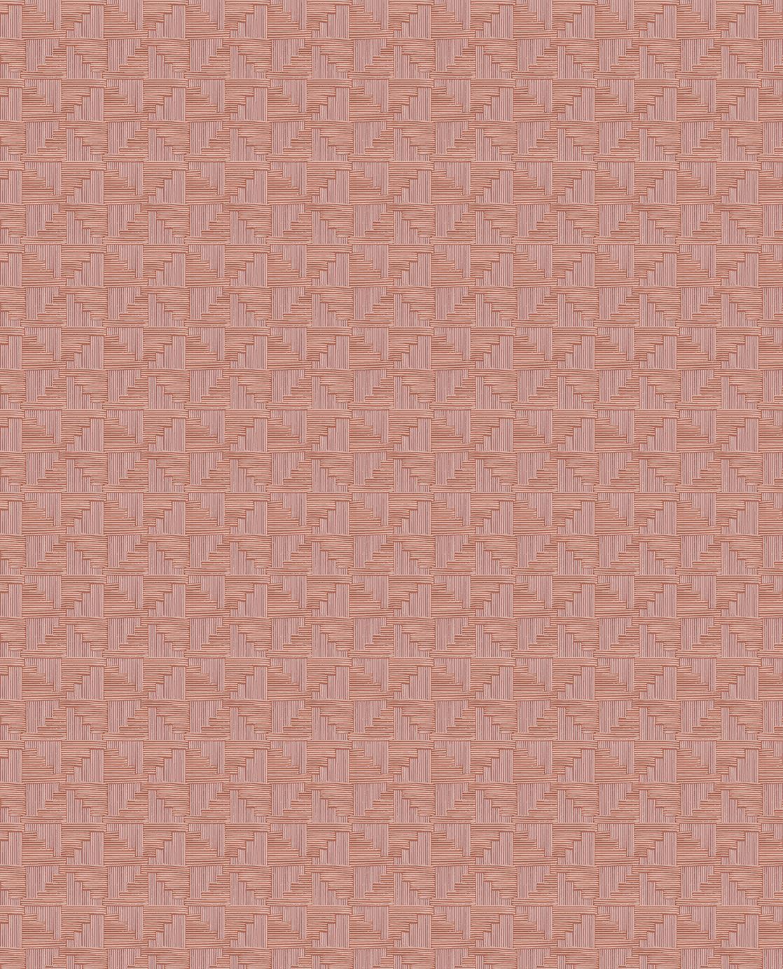 Eijffinger REVIVE behang 333657 Wit, Rood, Oranje, Naturel - afbeelding 3