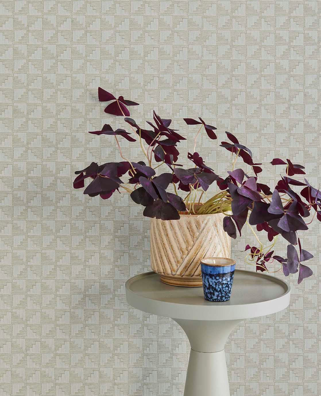 Eijffinger REVIVE behang 333654 Wit, Groen, Naturel - afbeelding 3