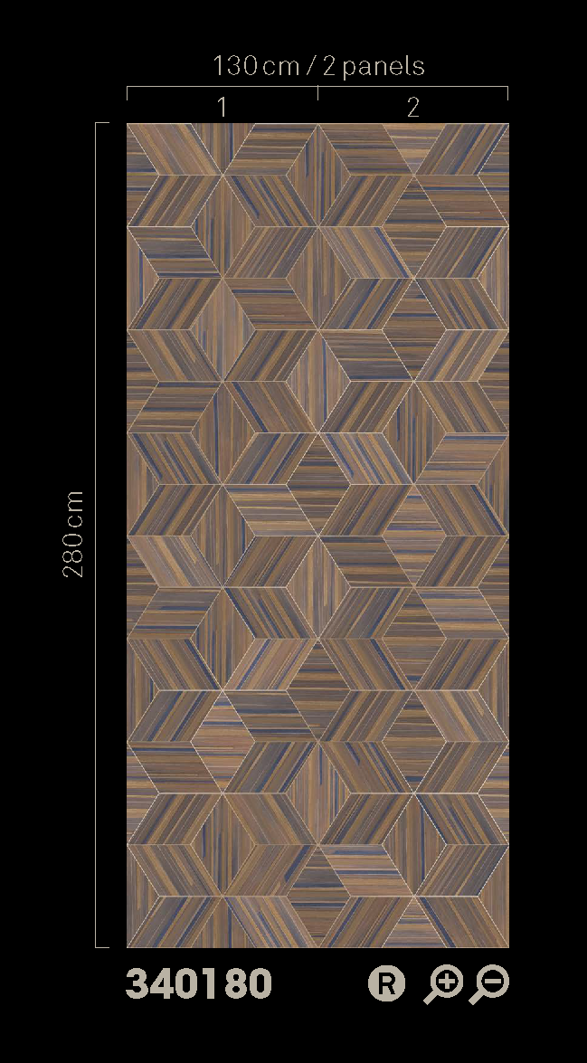 Eijffinger GILDED behang 340180 Naturel, Goud, Zwart / Grijs, Oranje, Rood - afbeelding 2