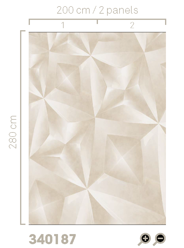 Eijffinger GILDED behang 340187 Naturel, Wit - afbeelding 2