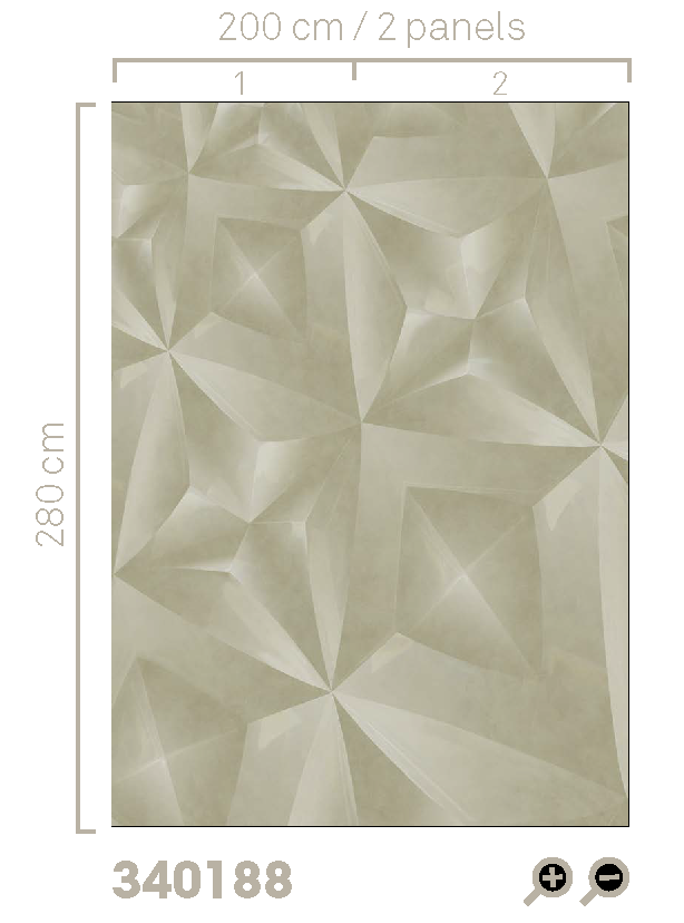 Eijffinger GILDED behang 340188 Groen, Naturel, Zwart / Grijs - afbeelding 4