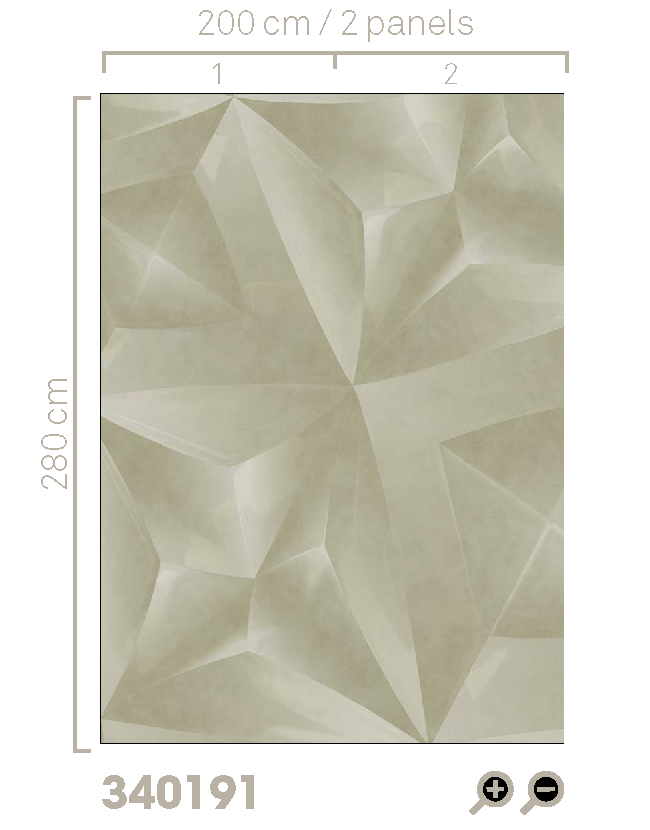 Eijffinger GILDED behang 340191 Groen, Naturel, Zwart / Grijs - afbeelding 2